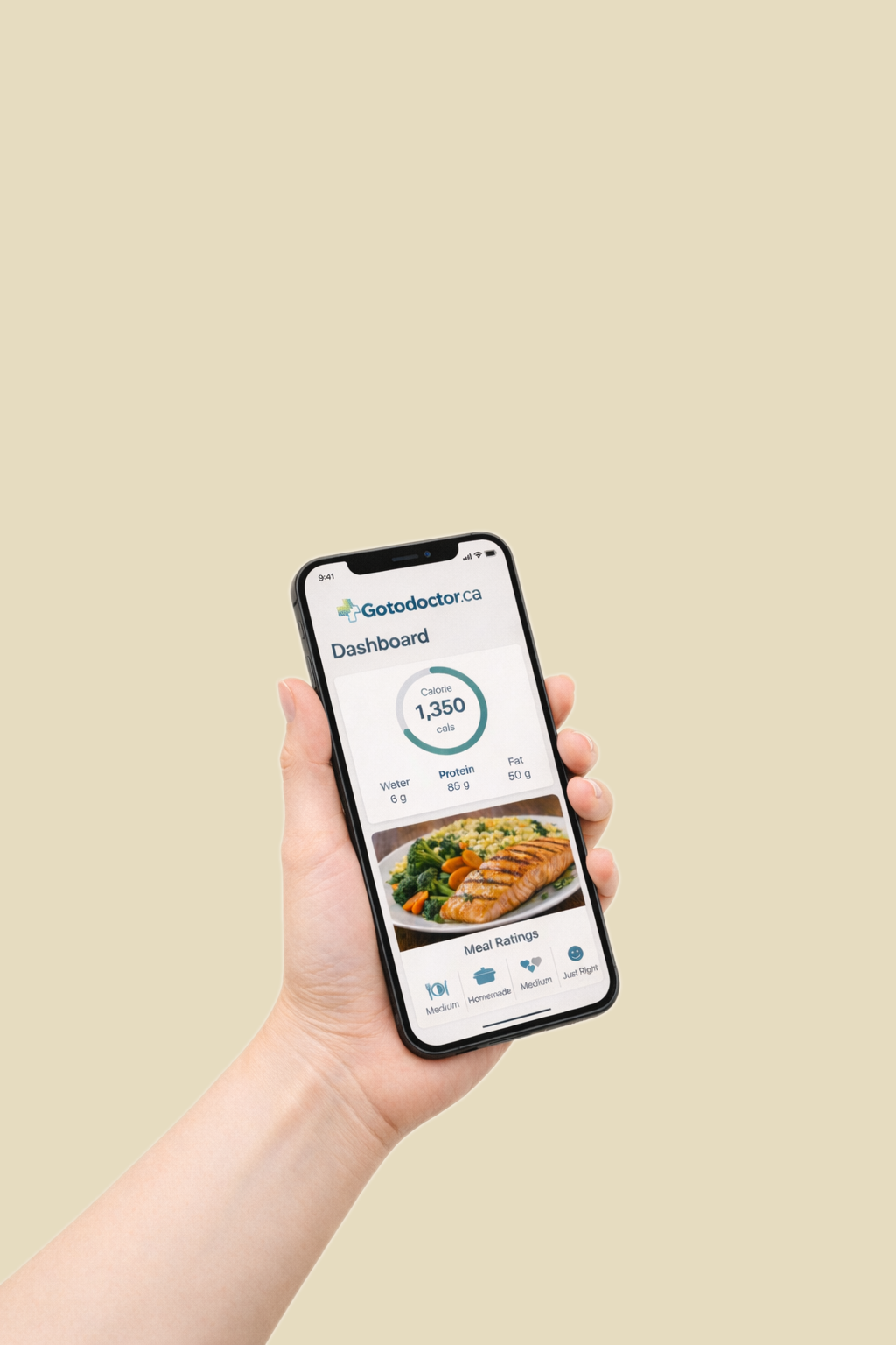 Person holding phone